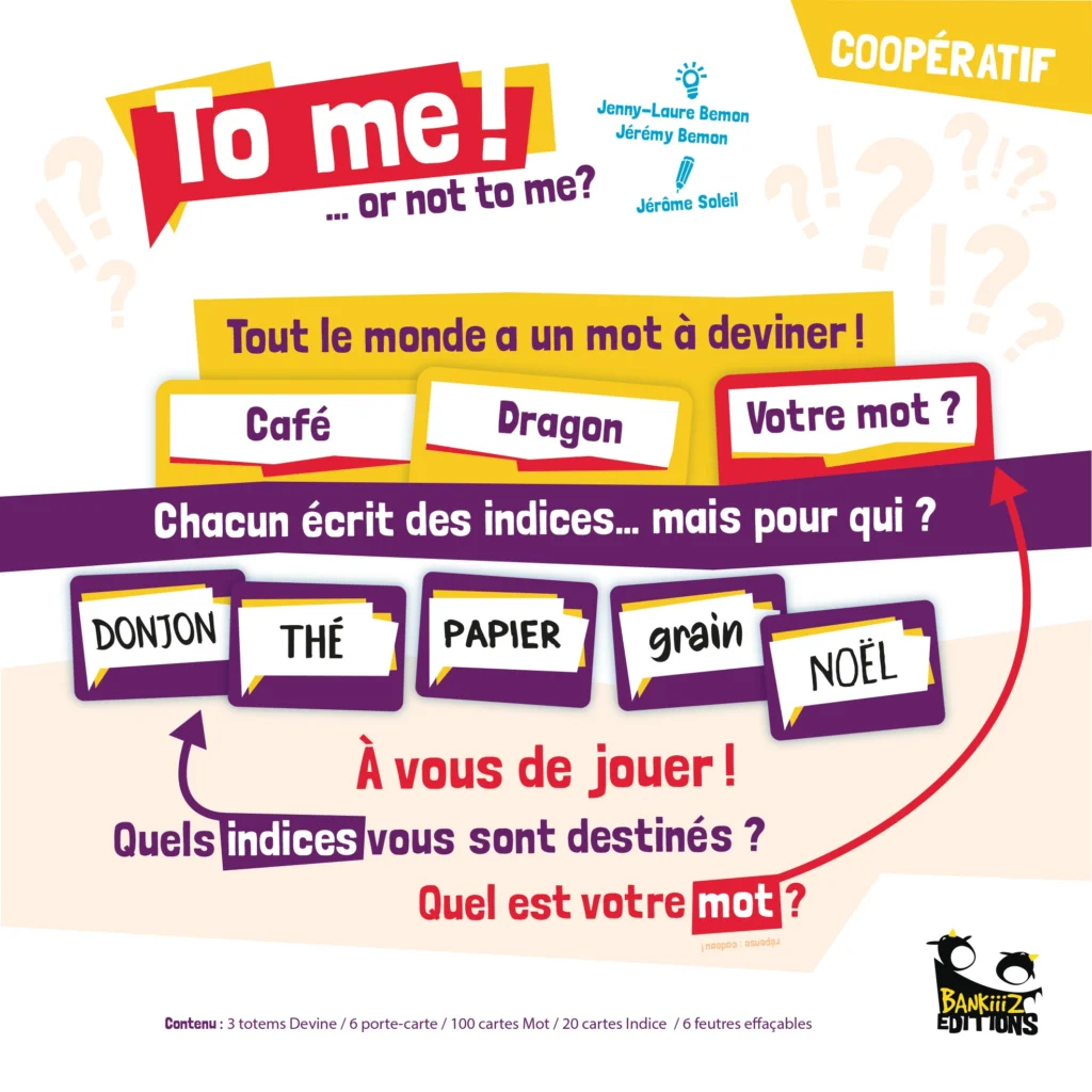 Dos de la boîte To Me! ...or not to me ?